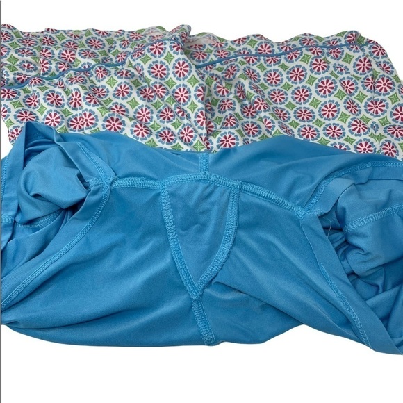 Birdies and Bows Stretch Aqua, Pink, White, Green Golf or Tennis Skort Skirt S - Picture 3 of 9